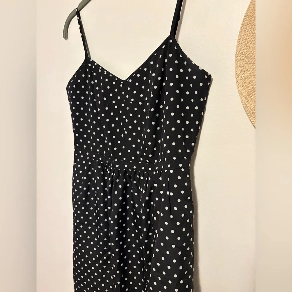 J. Crew Black and White Polka Dot Dress - Picture 2 of 4